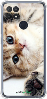 Силіконовий протиударний с посиленими кутами чехол Котик для Oppo A15 - 6024sp-2119 изображение 