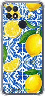 Силіконовий протиударний с посиленими кутами чехол Grocery Girl Italian Summer для Oppo A15s - 6766sp-2527 изображение 