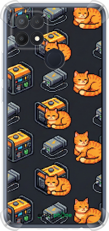 Силіконовий протиударний с посиленими кутами чехол Autonomous Zone для Oppo A15s - 6771sp-2527 изображение 