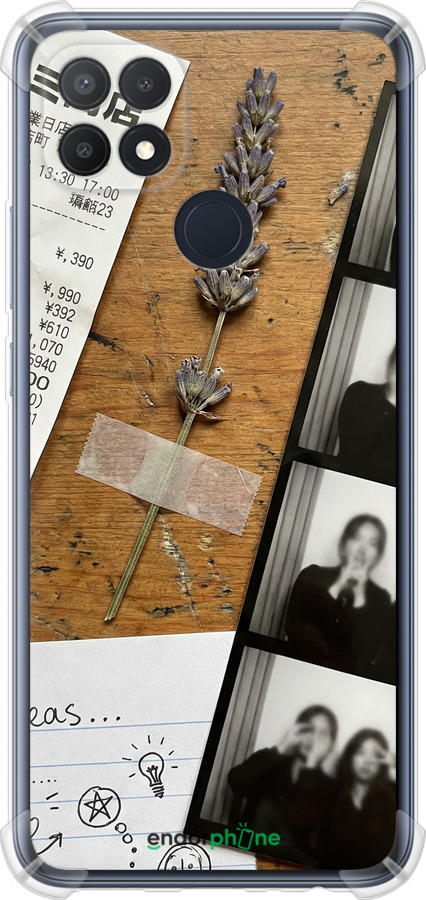 Силіконовий протиударний с посиленими кутами чехол Aesthetic Scrapbook Collage для Oppo A15s - 6773sp-2527 изображение 