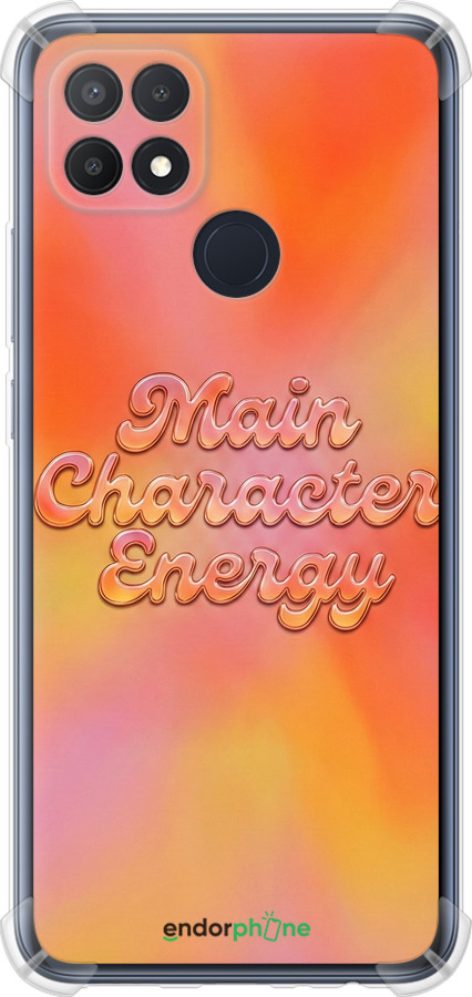 Силикон с усиленными углами чехол Aura Gradient Main Character Energy Aesthetic Y2K для Oppo A15s - 6783sp-2527 изображение 