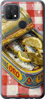 Силиконовый чехол Vintage Sardine Tin Phone для Oppo A15s - 6772u-2527 изображение 
