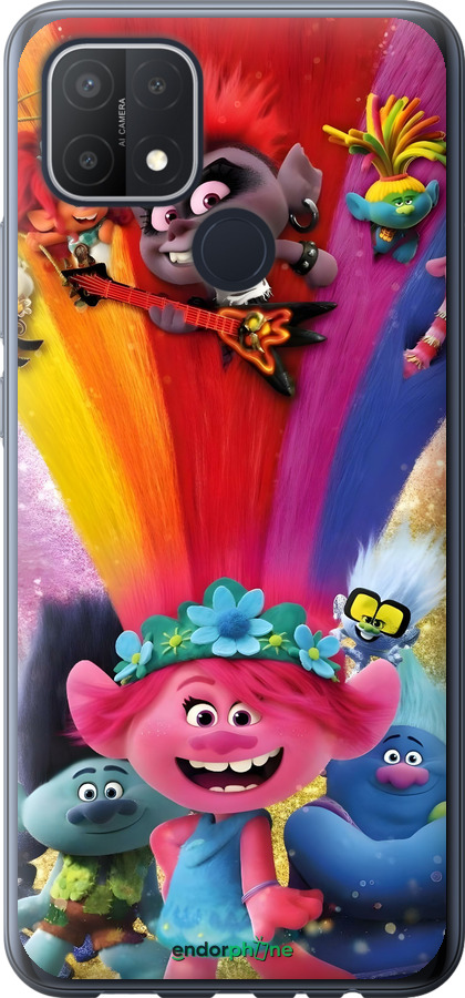 Силіконовий чехол Тролі для Oppo A15 - 6343u-2119 изображение 