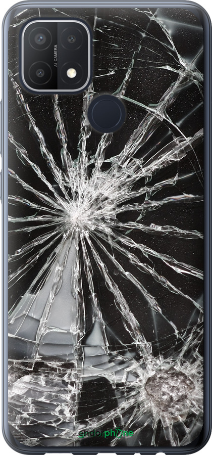 Силиконовый чехол Glass для Oppo A15s - 6608u-2527 изображение 