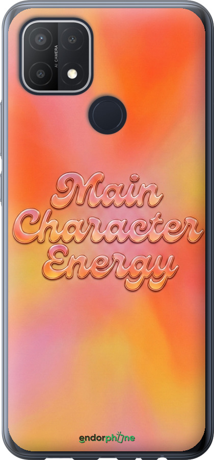 Силіконовий чехол Aura Gradient Main Character Energy Aesthetic Y2K для Oppo A15s - 6783u-2527 изображение 