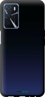 TPU чехол Градиент в тёмно - синем стиле для Oppo A16 - 6542b-2469 изображение 