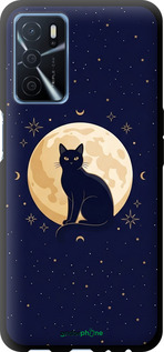 TPU чехол Cute Cat Celestial/Witchy для Oppo A54s - 6787b-3473 изображение 