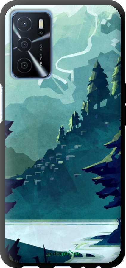 TPU чехол № 5424 для Oppo A54s - 5424b-3473 изображение 