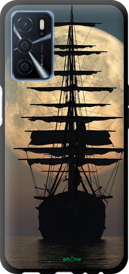 TPU чехол Корабль для Oppo A16 - 5998b-2469 изображение 