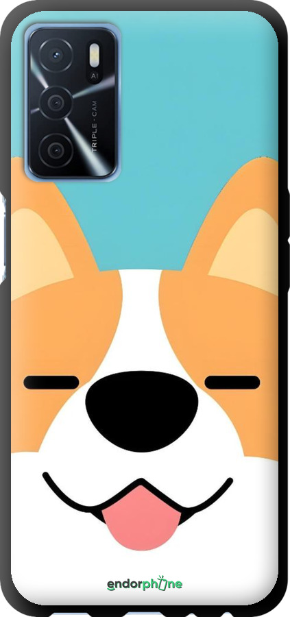 TPU чехол Корги для Oppo A16 - 6280b-2469 изображение 
