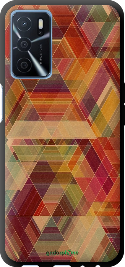 TPU чехол Геометричний візерунок для Oppo A16 - 904b-2469 изображение 