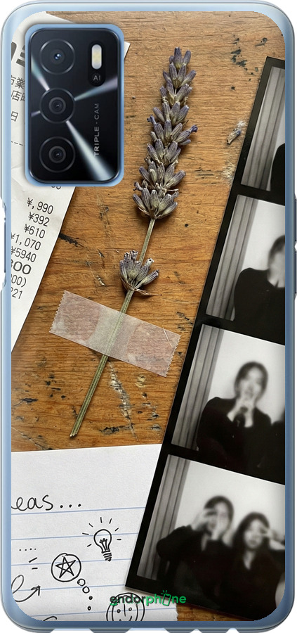 Силіконовий чехол Aesthetic Scrapbook Collage для Oppo A54s - 6773u-3473 изображение 