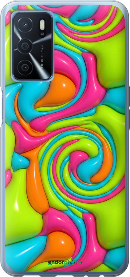 Силиконовый чехол Y2K Jelly Dream для Oppo A54s - 6780u-3473 изображение 