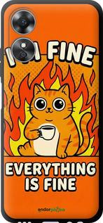 TPU чехол Funny Cat для Oppo A17 - 6786b-2954 изображение 