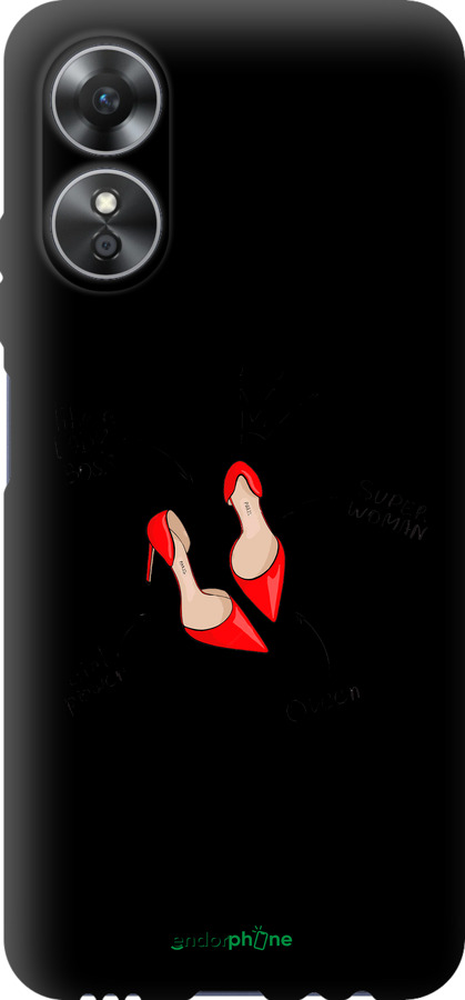 TPU чехол Женщина для Oppo A17 - 4599b-2954 изображение 