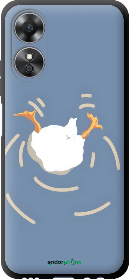 TPU чехол Гусь ныряет для Oppo A17 - 6275b-2954 изображение 