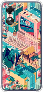 Силикон с усиленными углами чехол № 5393 для Oppo A17 - 5393sp-2954 изображение 
