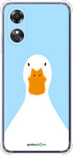 Силіконовий протиударний с посиленими кутами чехол Гусак для Oppo A17 - 6350sp-2954 изображение 