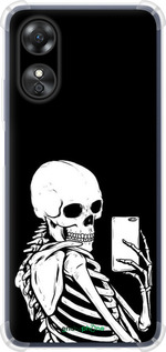 Силикон с усиленными углами чехол Скелет делает Selfie для Oppo A17 - 6535sp-2954 изображение 