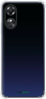 Силикон с усиленными углами чехол Градиент в тёмно - синем стиле для Oppo A17 - 6542sp-2954 изображение 