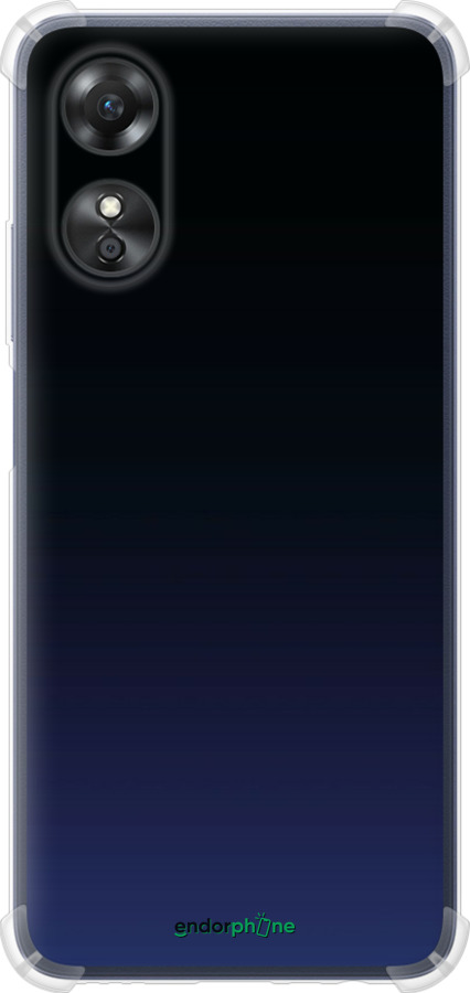 Силикон с усиленными углами чехол Градиент в тёмно - синем стиле для Oppo A17 - 6542sp-2954 изображение 