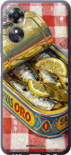 Силиконовый чехол Vintage Sardine Tin Phone для Oppo A17 - 6772u-2954 изображение 