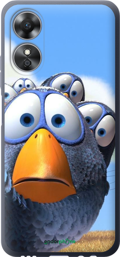 Силіконовий чехол Angry Birds для Oppo A17 - 6008u-2954 изображение 