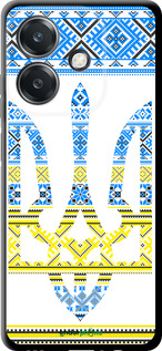 TPU чехол Герб - вышиванка желто-голубая для Oppo A3 4G - 1197b-3846 изображение 