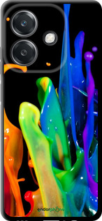 TPU чехол брызги краски для Oppo A3 4G - 3957b-3846 изображение 