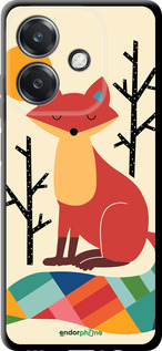 TPU чехол Rainbow fox для Oppo A3X 4G/5G - 4010b-3815 изображение 