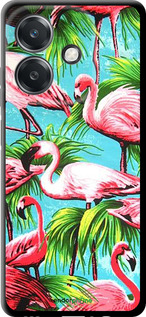 TPU чехол Tropical background для Oppo A3X 4G/5G - 4016b-3815 изображение 