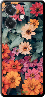 TPU чехол Beauty flowers для Oppo A3 4G - 4050b-3846 изображение 
