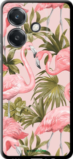 TPU чехол фламинго 2 для Oppo A3X 4G/5G - 4360b-3815 изображение 