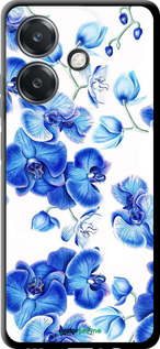 TPU чехол Голубые орхидеи для Oppo A3X 4G/5G - 4406b-3815 изображение 