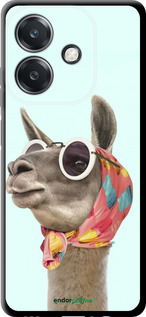 TPU чехол Модная лама для Oppo A3X 4G/5G - 4479b-3815 изображение 