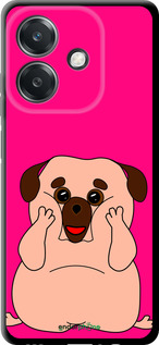 TPU чехол Весёлый мопс для Oppo A3 4G - 4908b-3846 изображение 