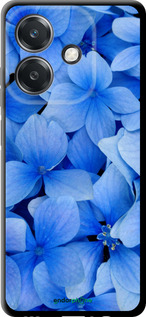 TPU чехол Синие цветы для Oppo A3X 4G/5G - 526b-3815 изображение 