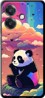 TPU чехол Панда в облаках для Oppo A3 4G - 5585b-3846 изображение 