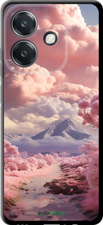 TPU чехол Розовые облака для Oppo A3 4G - 5660b-3846 изображение 