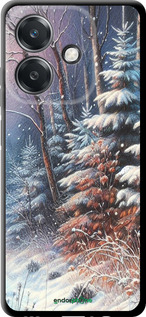 TPU чехол Зимний пейзаж для Oppo A3 4G - 5814b-3846 изображение 