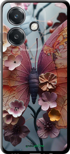 TPU чехол Fairy Butterfly для Oppo A3 4G - 6048b-3846 изображение 