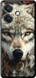 TPU чехол Волчий взгляд для Oppo A3 4G - 6066b-3846 изображение 