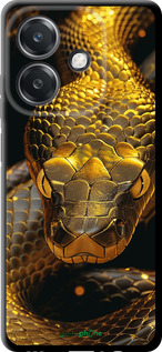 TPU чехол Golden snake для Oppo A3X 4G/5G - 6072b-3815 изображение 