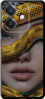 TPU чехол Объятия змеи для Oppo A3 4G - 6081b-3846 изображение 