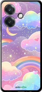 TPU чехол Облака и радуга для Oppo A3 4G - 6312b-3846 изображение 