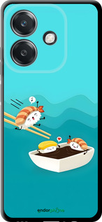 TPU чехол Суши для Oppo A3X 4G/5G - 6354b-3815 изображение 