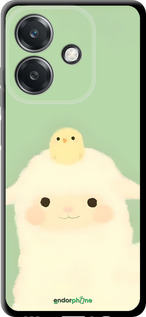 TPU чехол Барашек и ципленок для Oppo A3 4G - 6369b-3846 изображение 