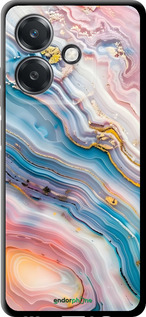 TPU чехол Мрамор красивый для Oppo A3X 4G/5G - 6376b-3815 изображение 