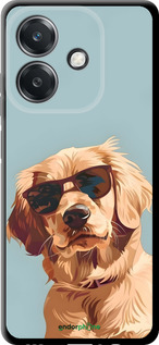 TPU чехол Пес в очках для Oppo A3 4G - 6381b-3846 изображение 
