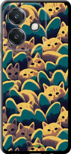 TPU чехол Із зображенням котиків для Oppo A3 4G - 6429b-3846 изображение 